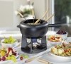 Spring FONDUE Szwajcarski Zestaw do Fondue Serowego dla 8 Osób / Czarny